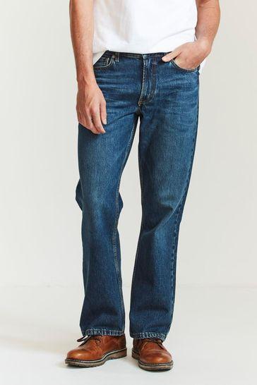 Mid Wash Bootcut Jeans by FAT FACE