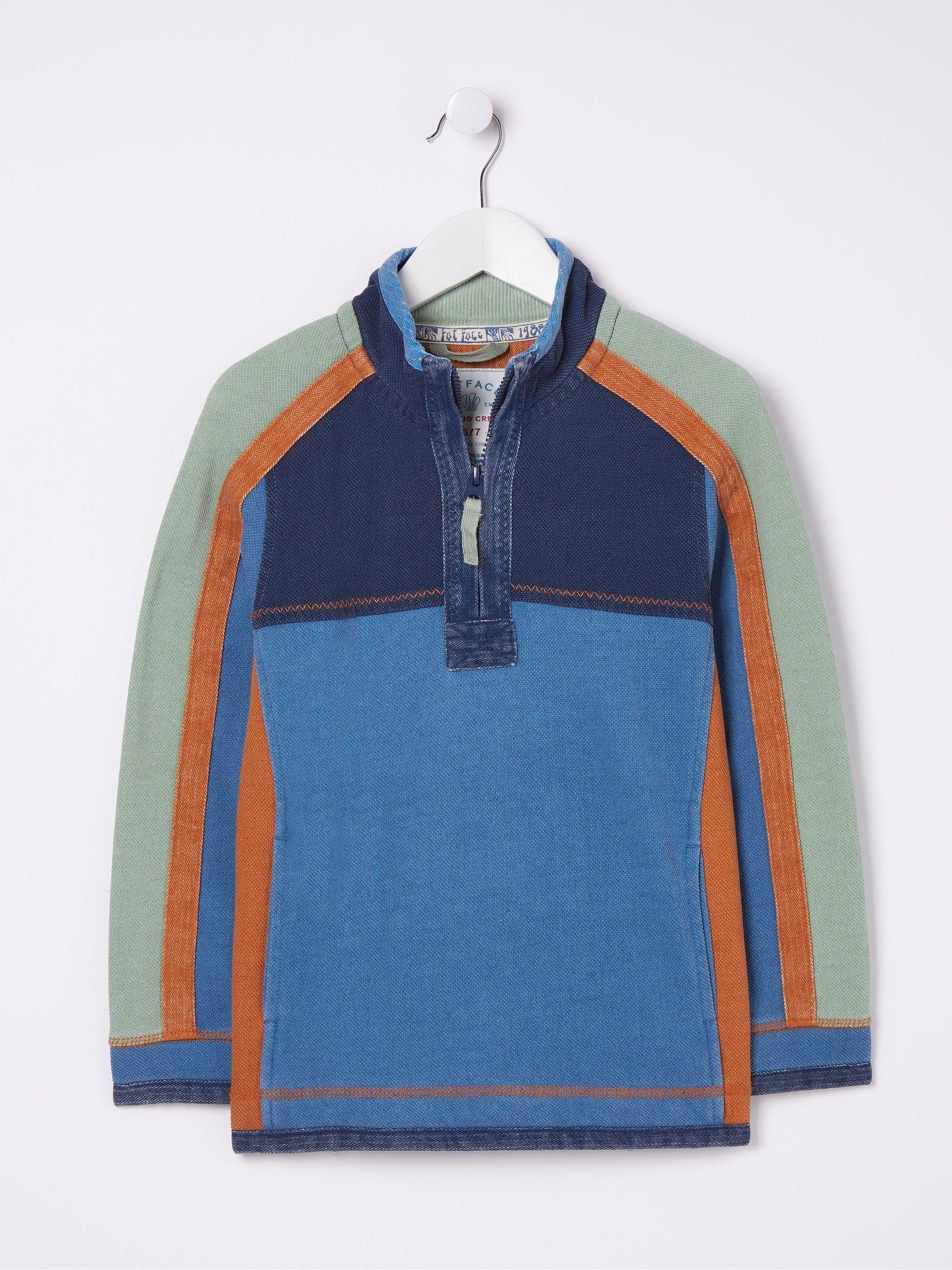 Mini Blue US Airlie Sweater by FAT FACE