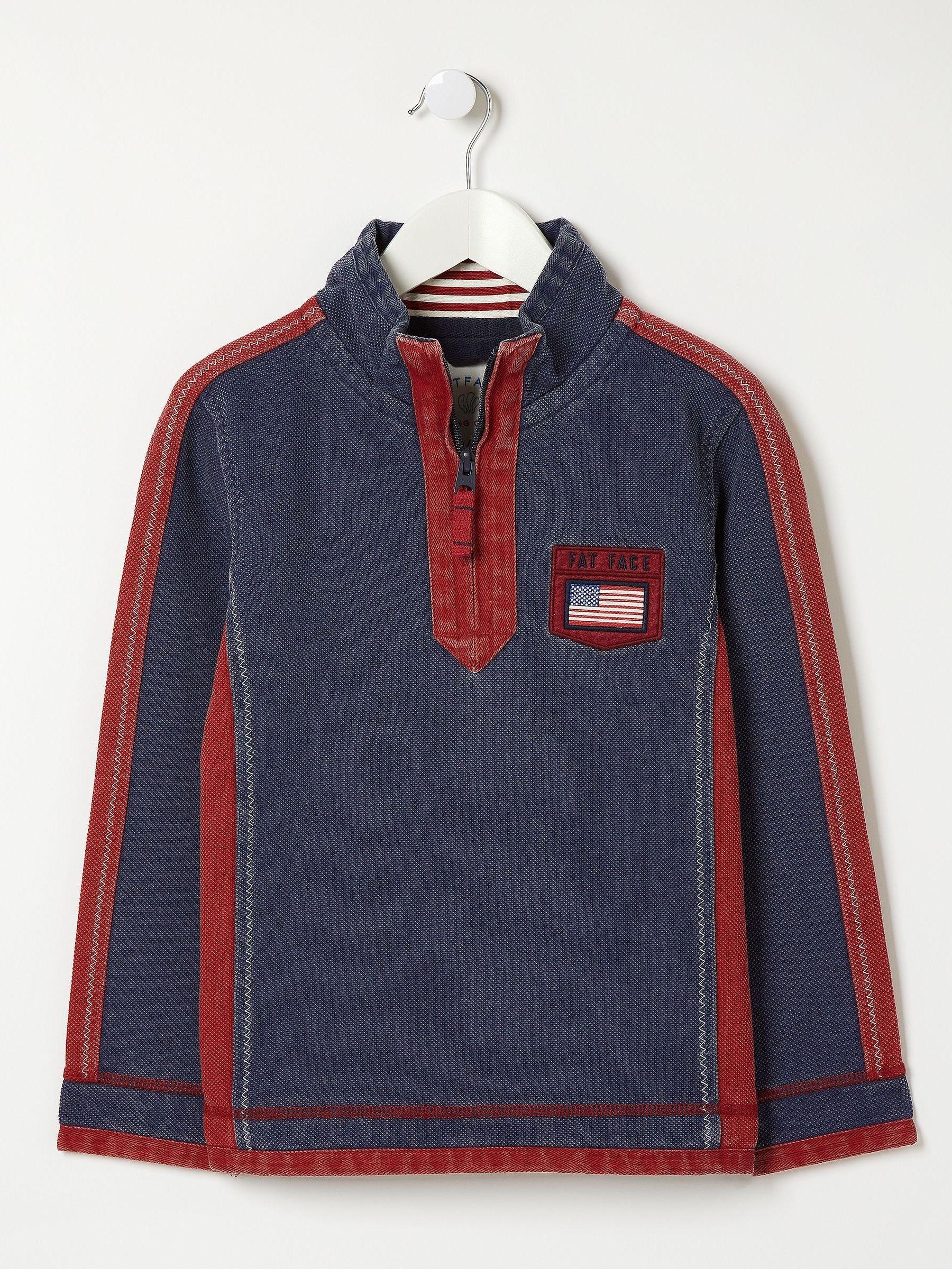 Mini Navy Blue US Airlie Sweater by FAT FACE
