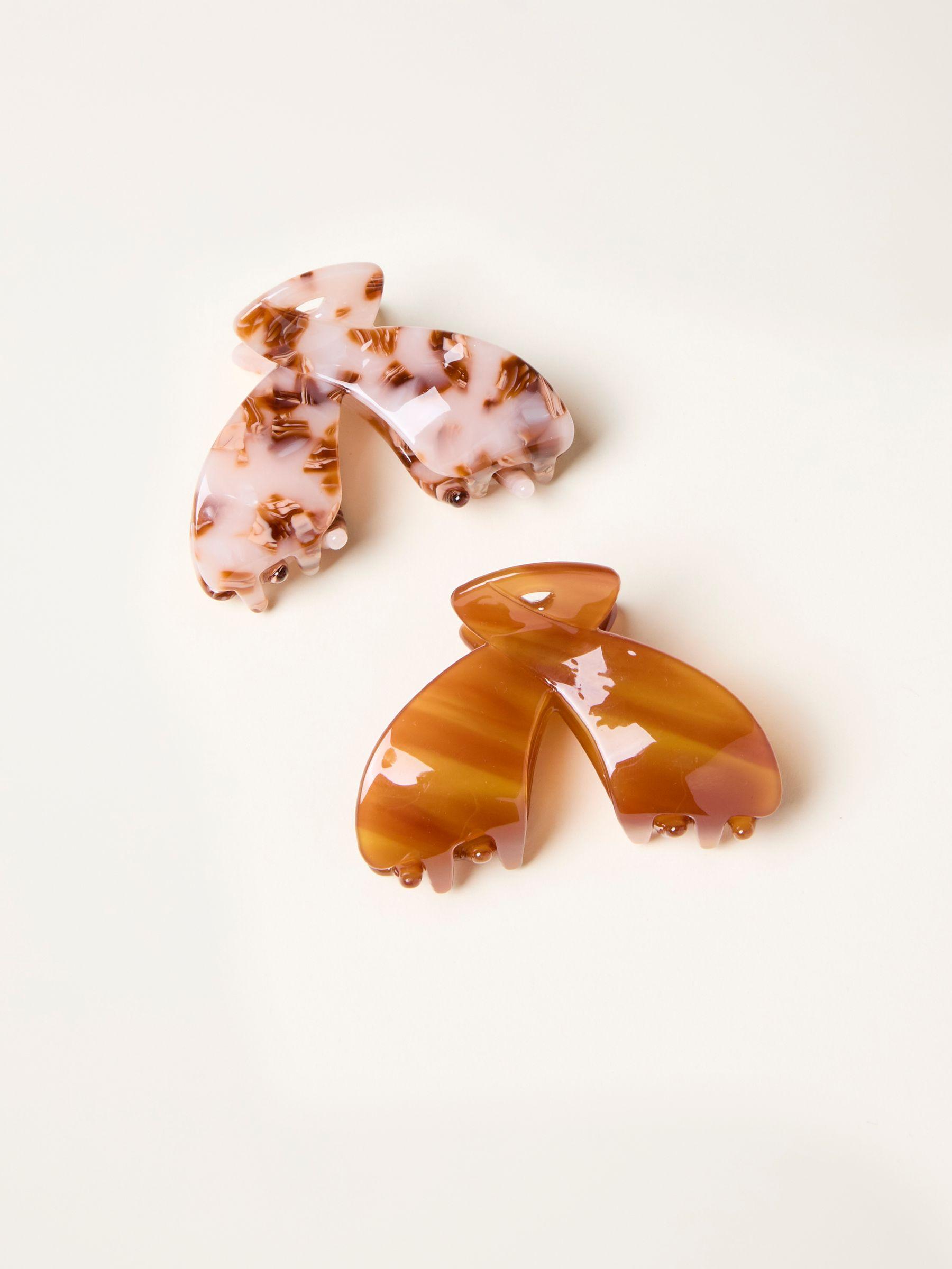 Multi 2 Pack Resin Clips by FAT FACE