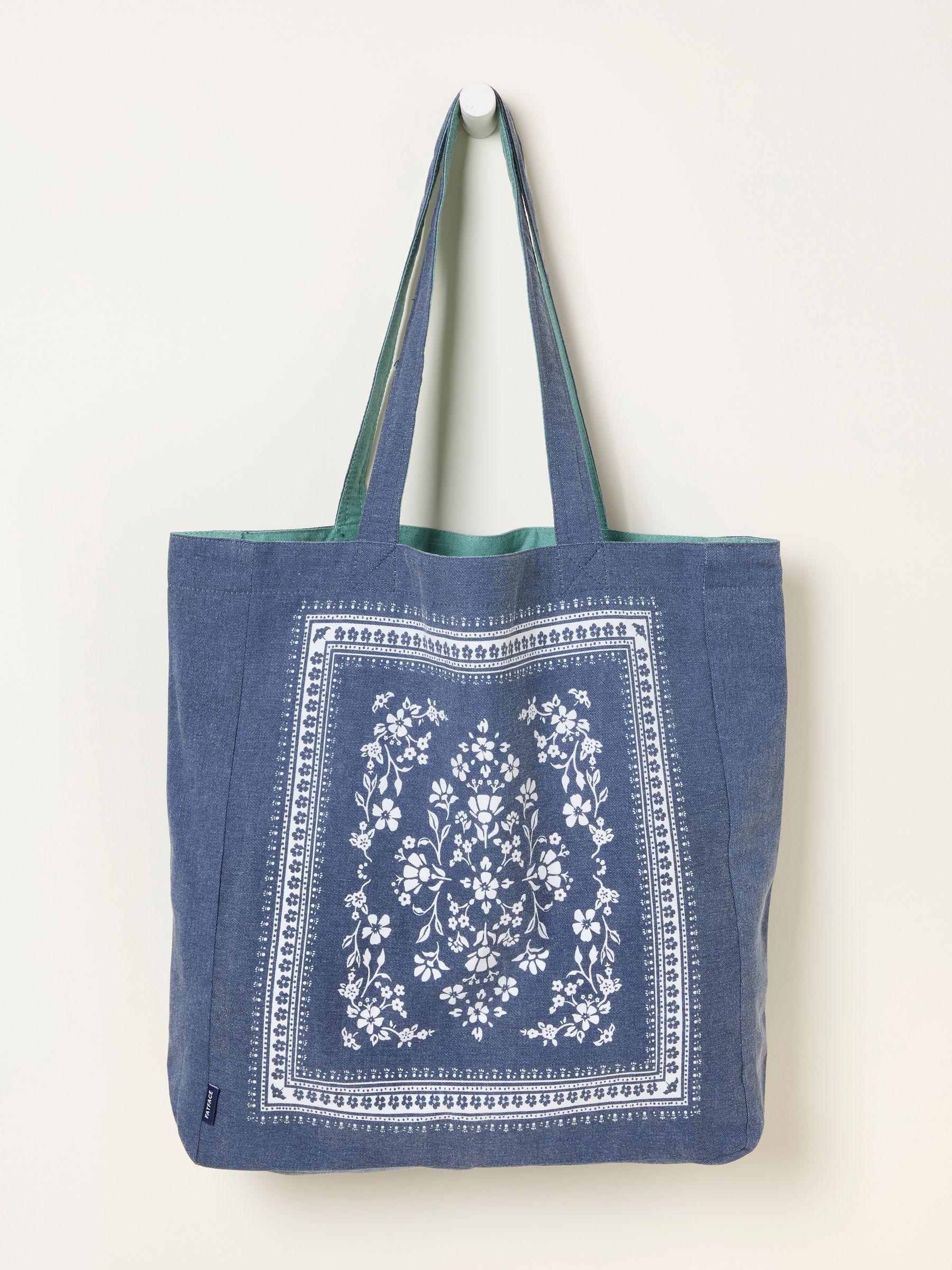 Multi Llama Reversible Tote Bag by FAT FACE