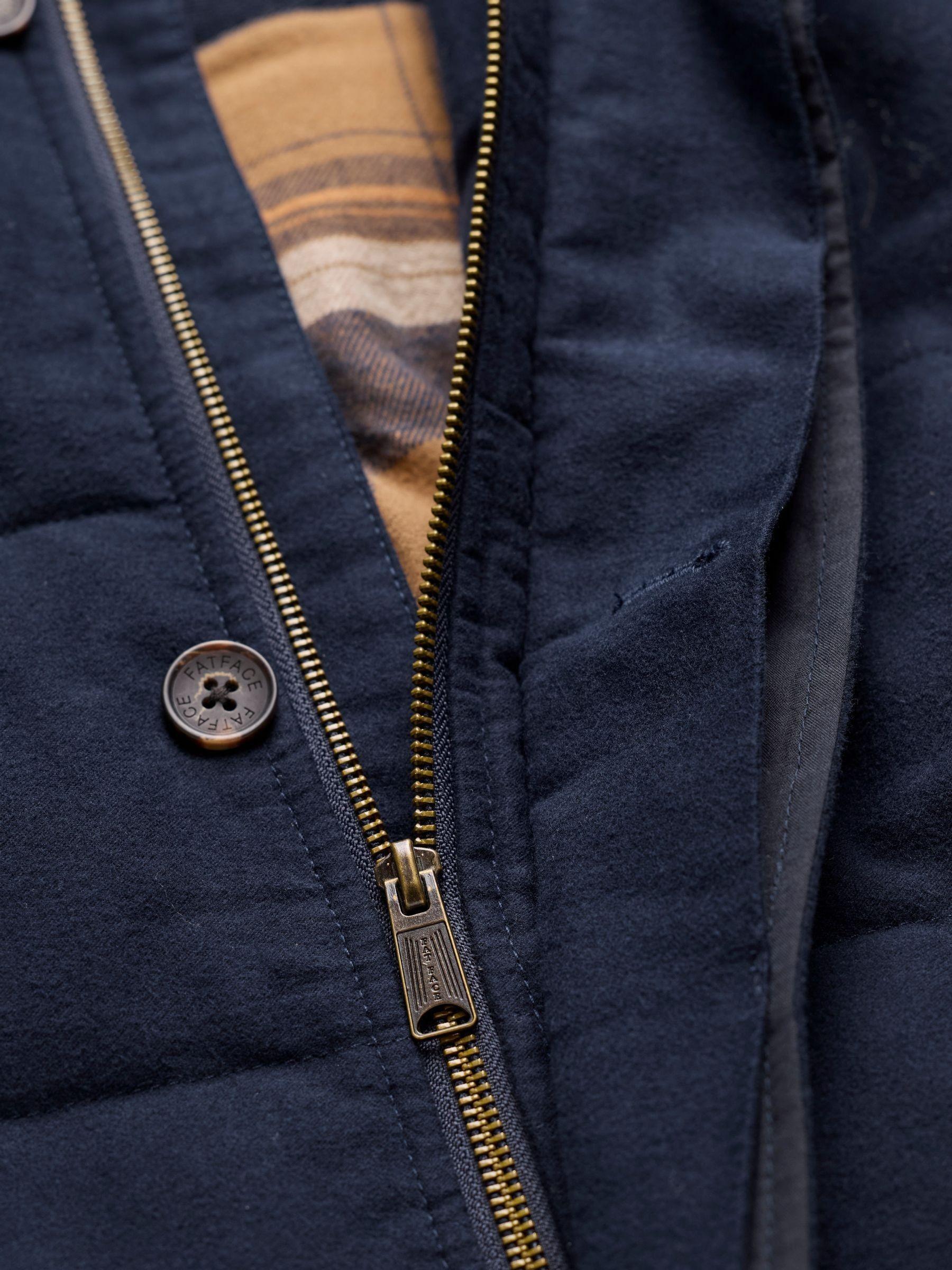 Navy Moleskin Gilet by FAT FACE