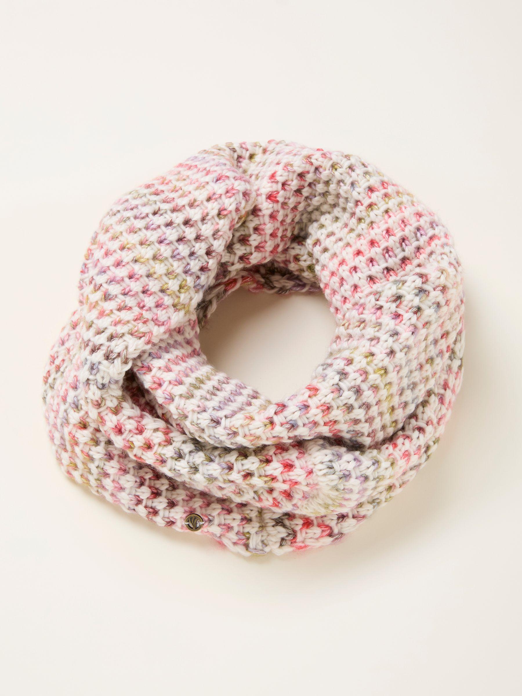 Navy Space Dye Snood by FAT FACE