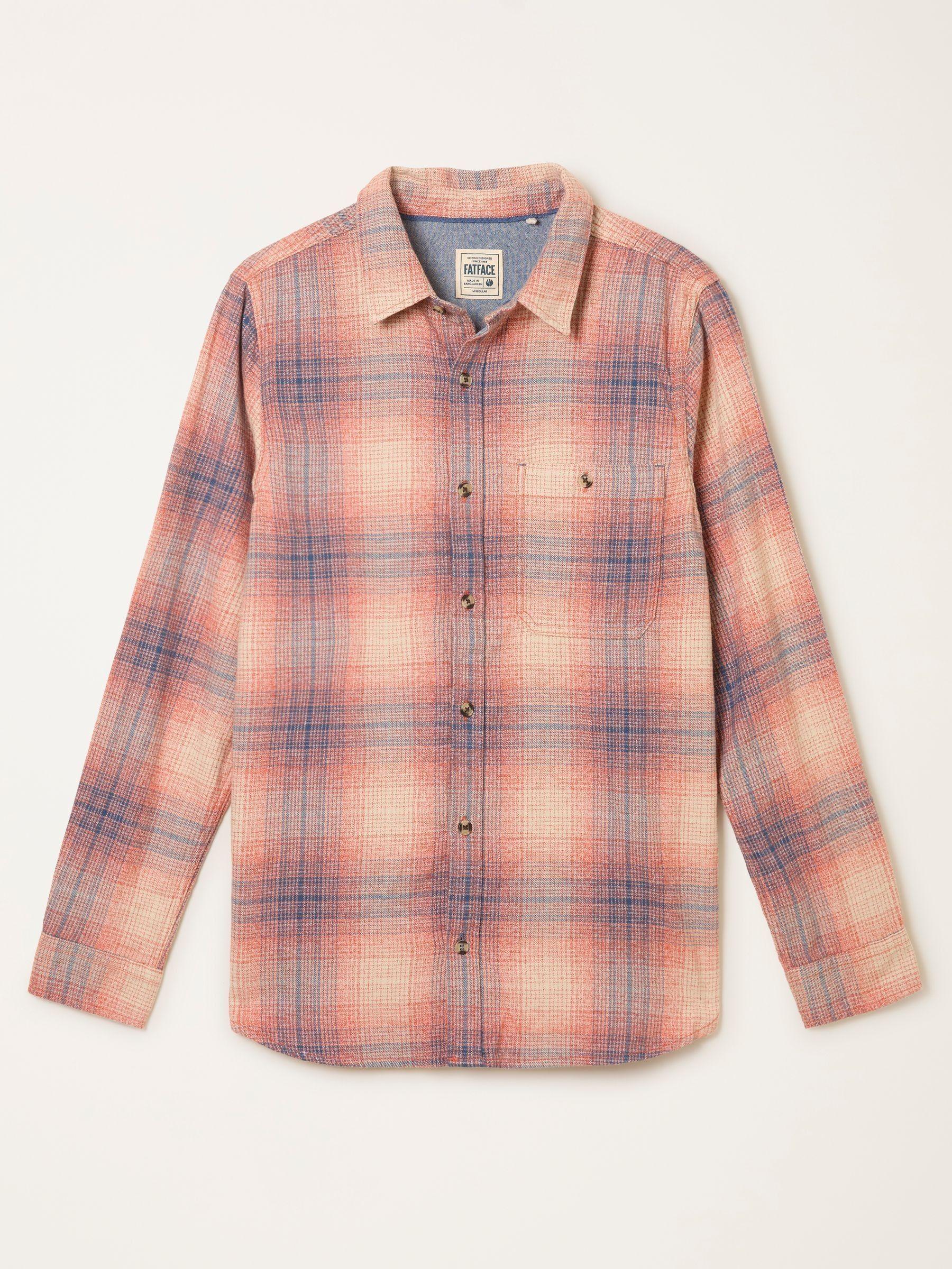 Oaken multi Long Sleeve Ombre Check Shirt by FAT FACE