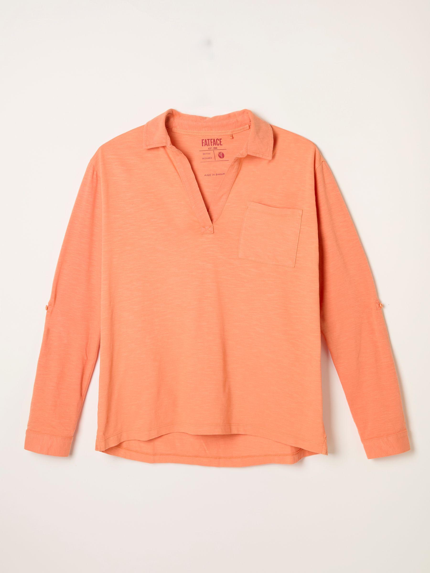 Paige Fushsia Pink Jersey Shirt by FAT FACE