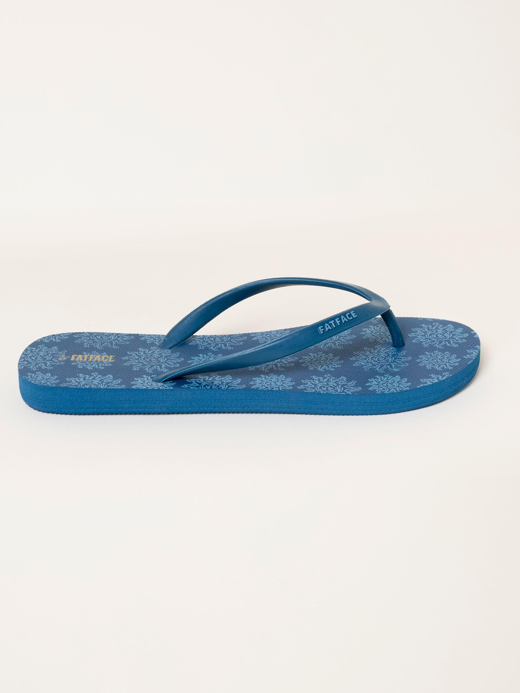 Portloe Teal Blue Flip Flop by FAT FACE