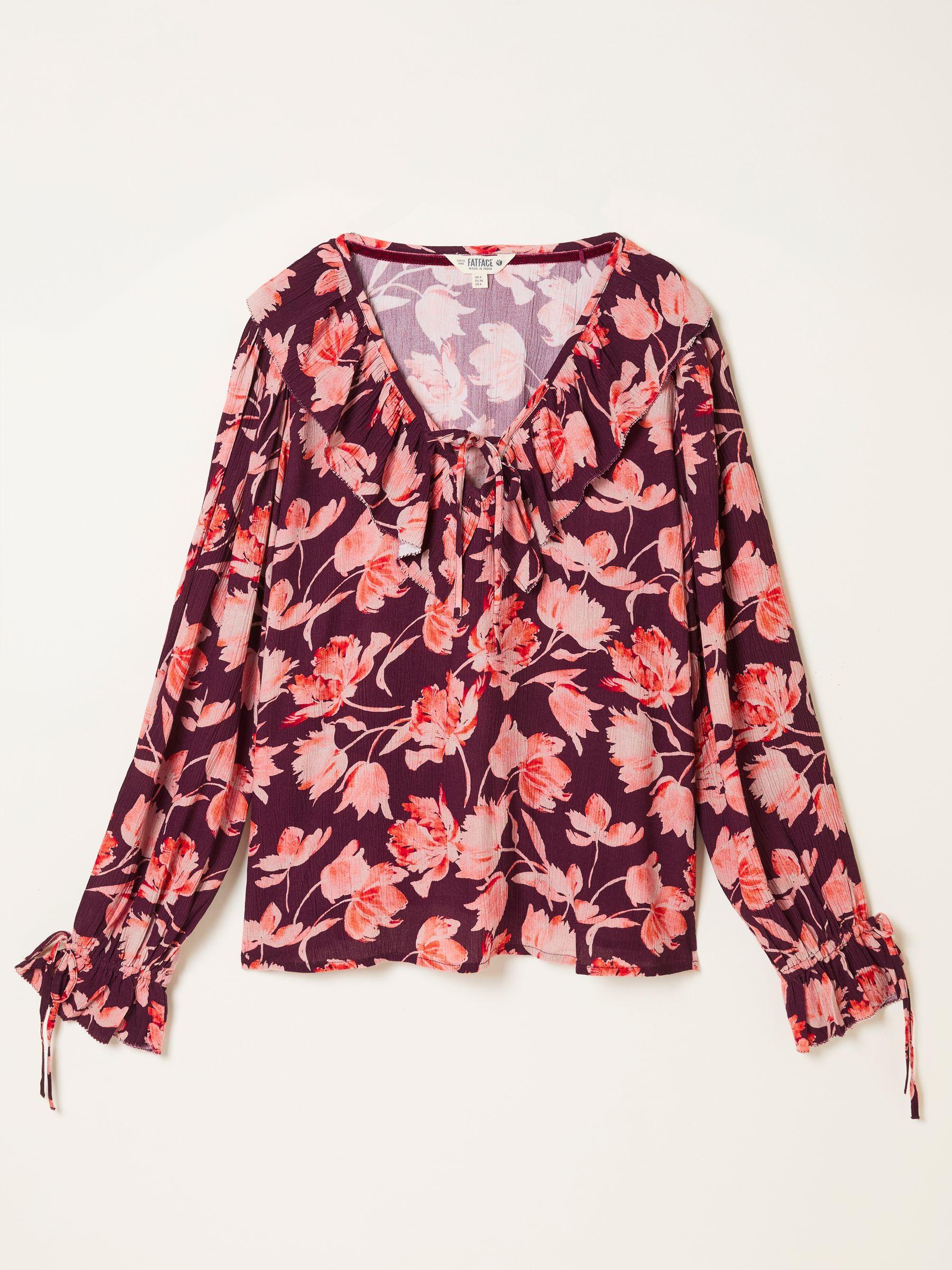 Rene Burgundy Red Blouse by FAT FACE