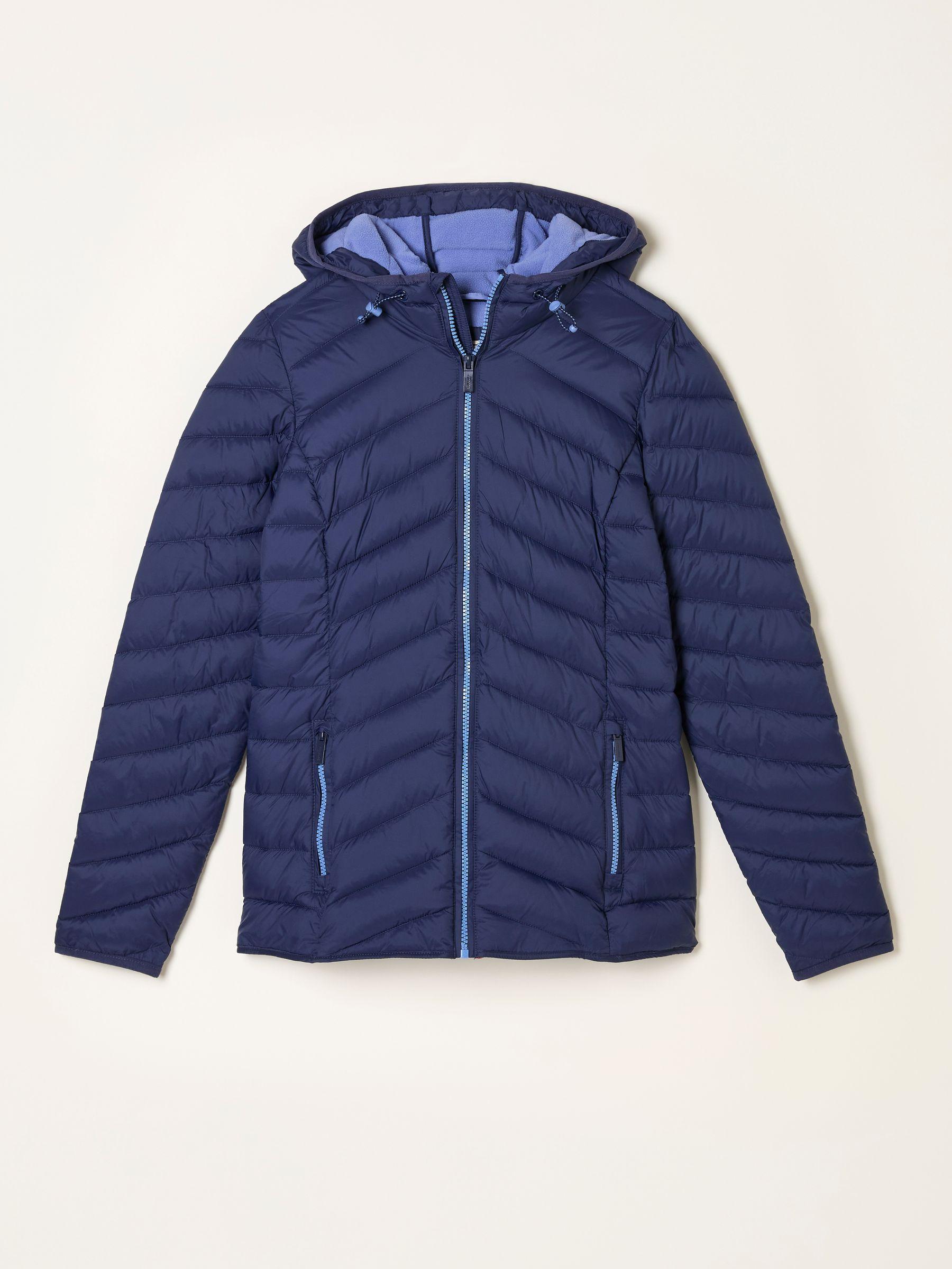 Ruby Navy Lightweight Puffer Coat by FAT FACE