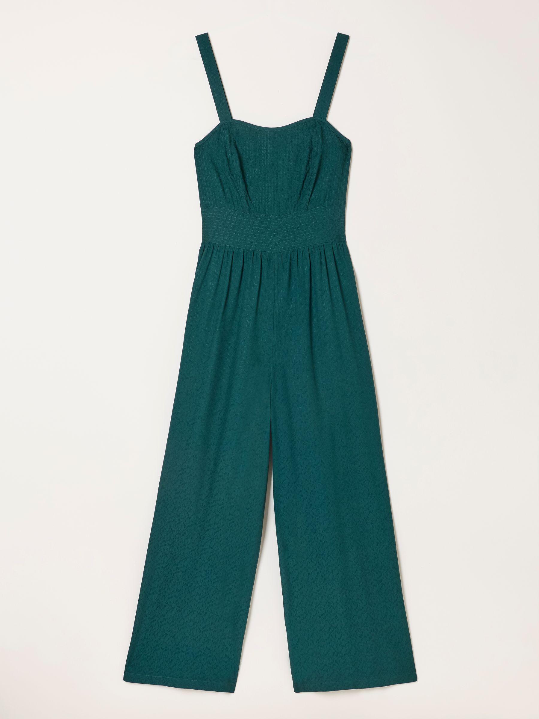 Ruby Teal Blue Petite Jumpsuit by FAT FACE