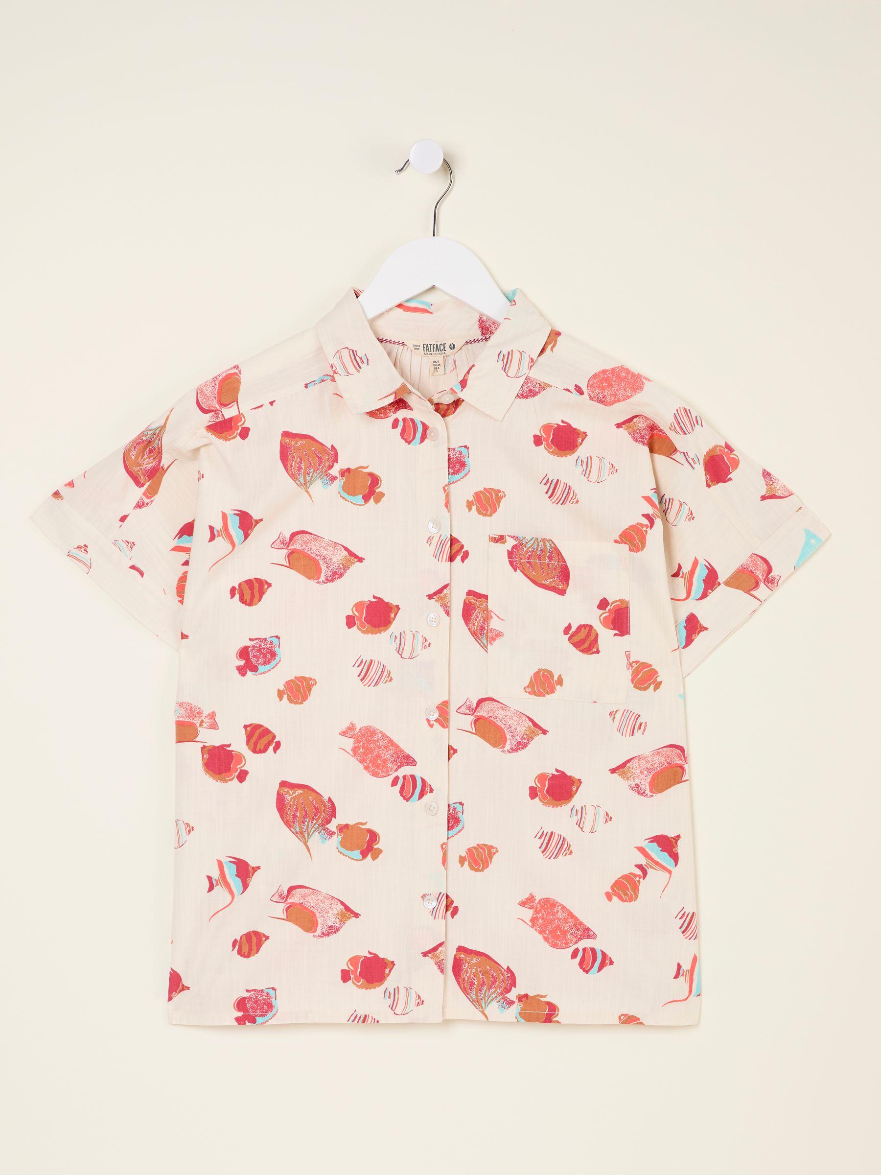 Sanchez Ivory Shoal Shirt by FAT FACE