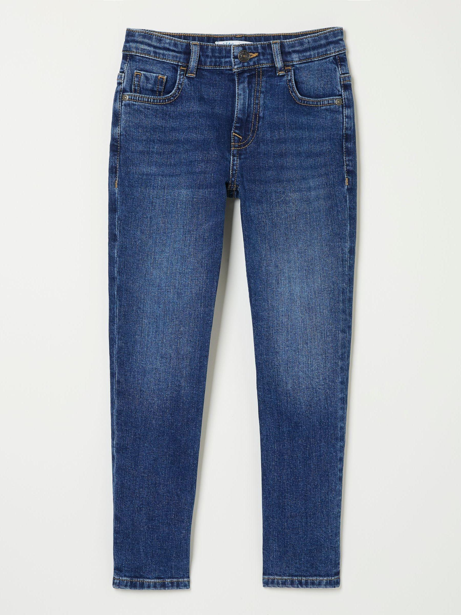 Seth Mid Wash Blue Slim Jeans by FAT FACE