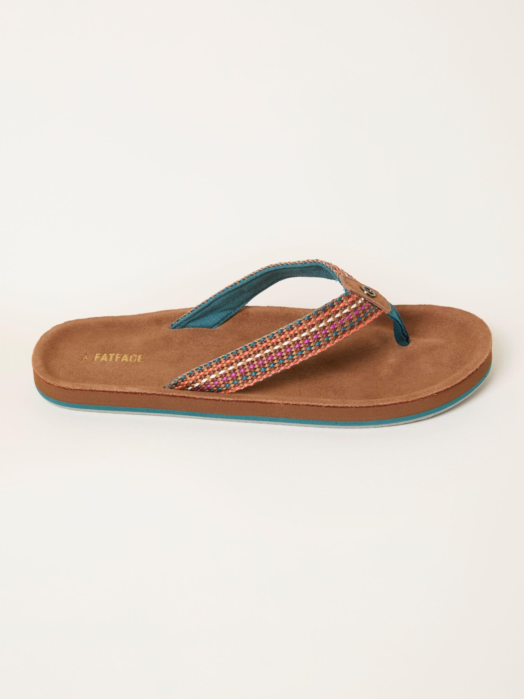 Somerton Tan Brown Flip Flop by FAT FACE