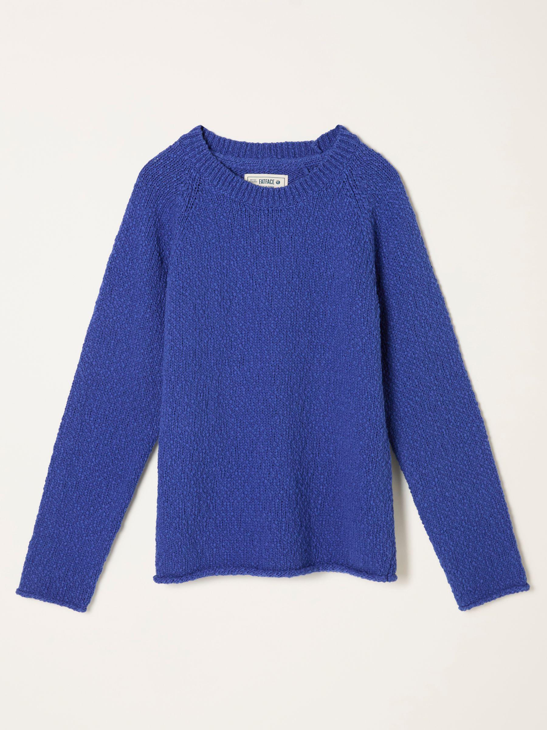 Sophia Lilac Purple Knitted Slub Jumper by FAT FACE