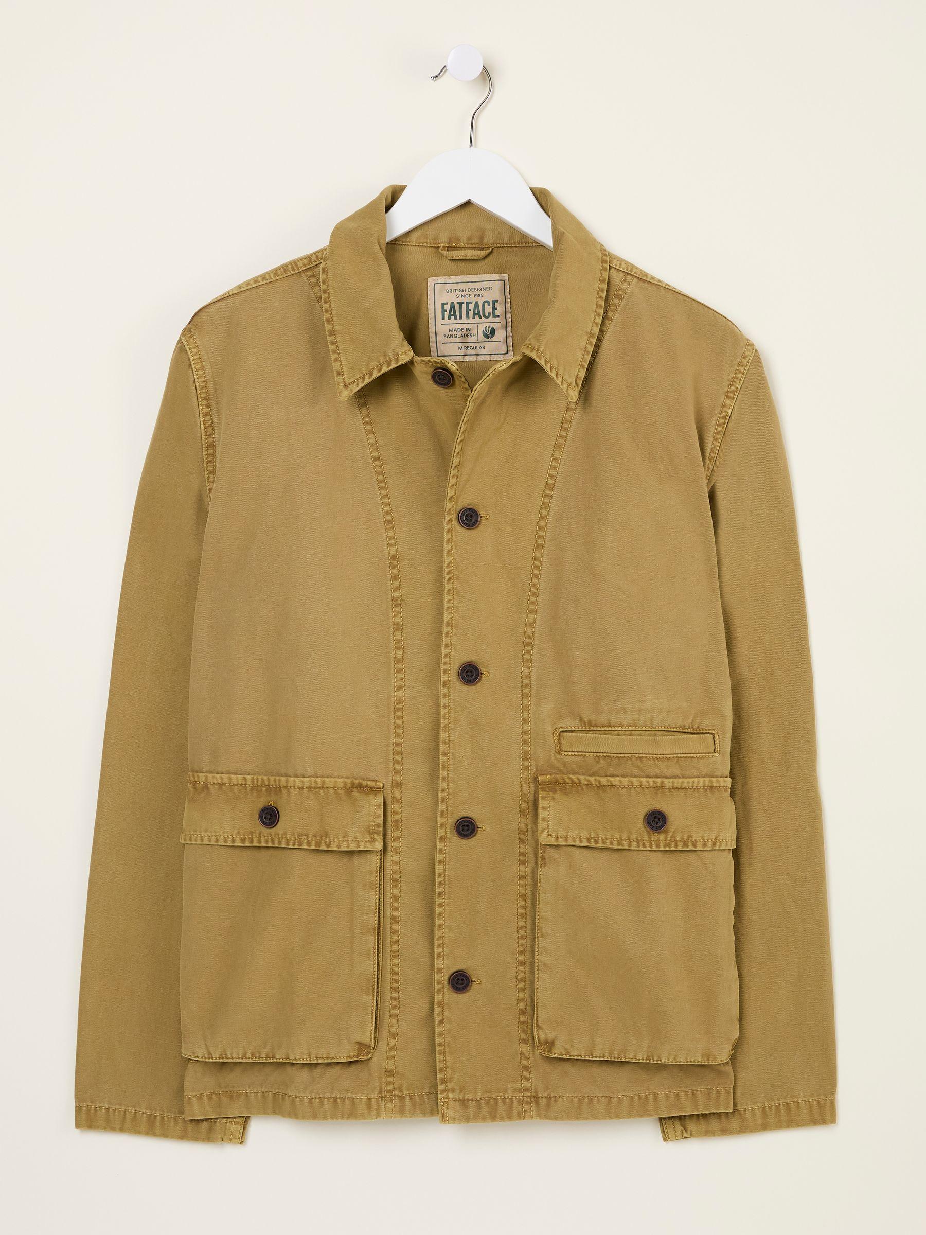Stone Garment Dye Worker 100% Cotton Jacket by FAT FACE