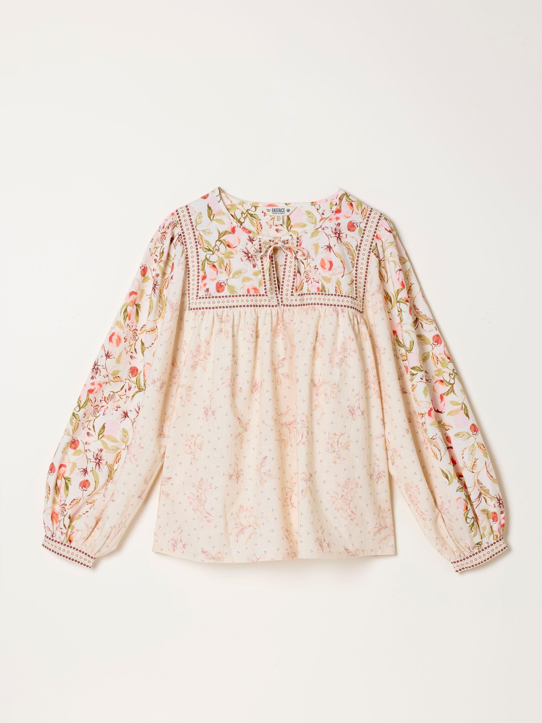 Tandy Multi Peaches Regular Blouse by FAT FACE