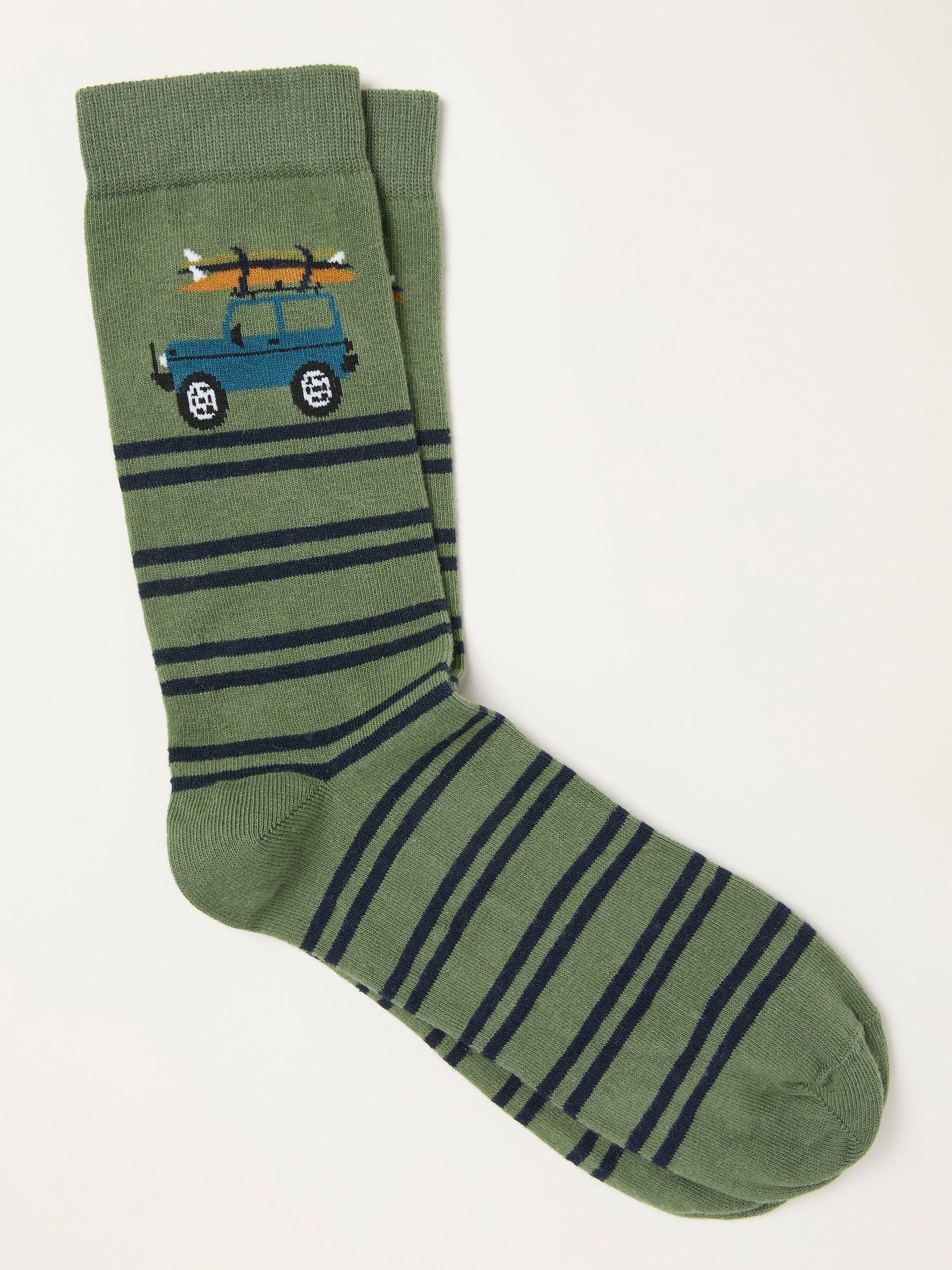 Teal Blue Off Roader Socks by FAT FACE