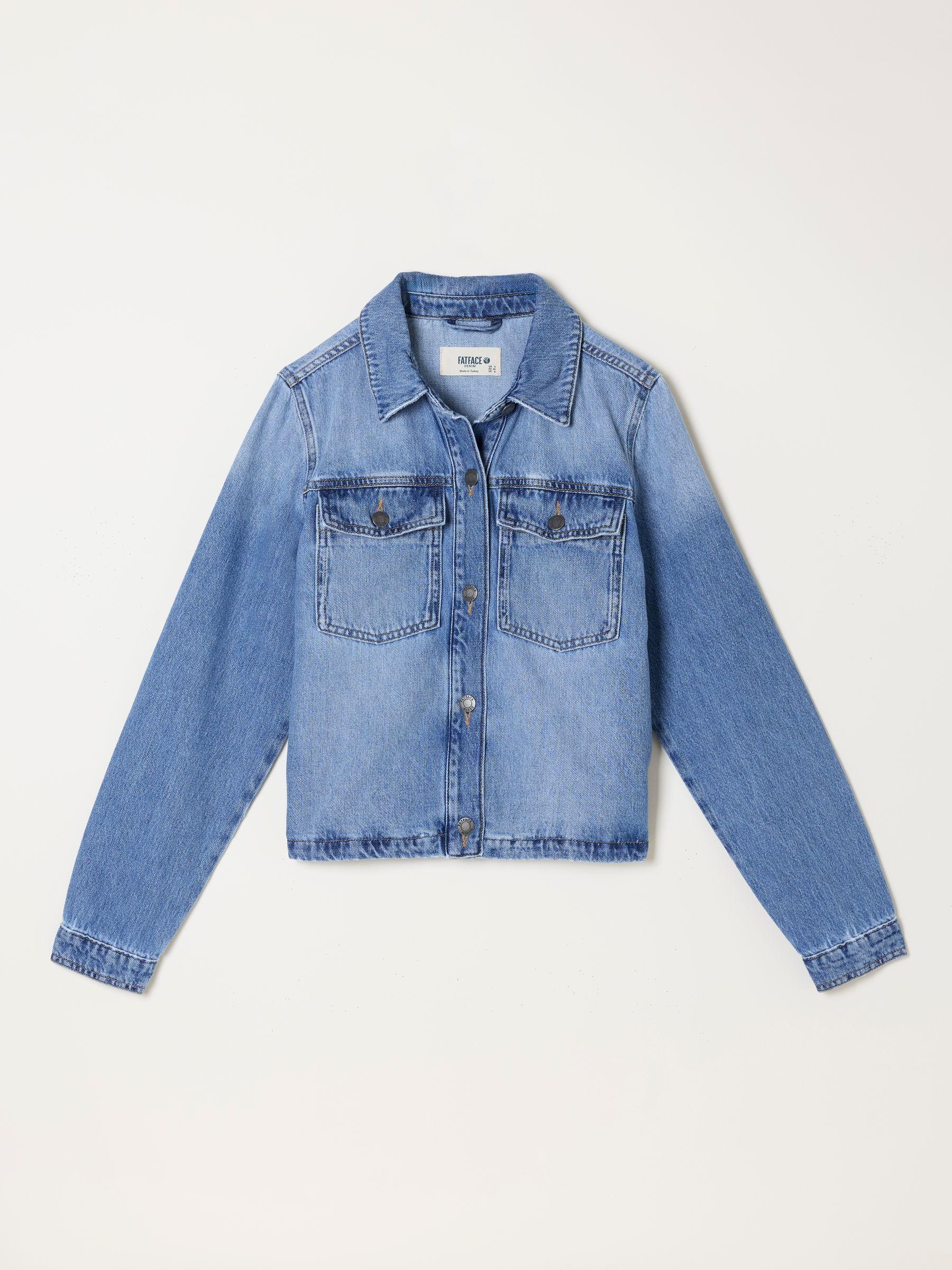 Thea Denim Vintage Denim Jacket by FAT FACE