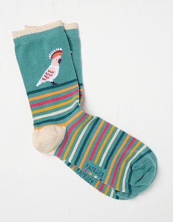 1 Pack Cockatoo Stripe Socks by FATFACE