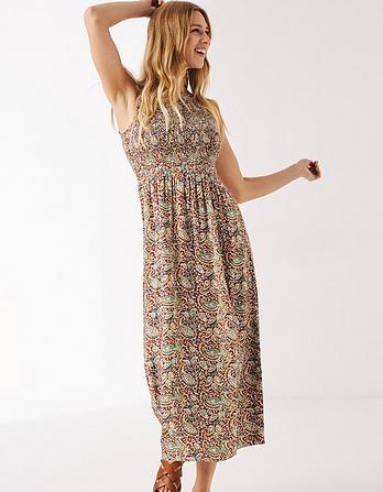 Anna Spirit Paisley Midi Dress by FATFACE