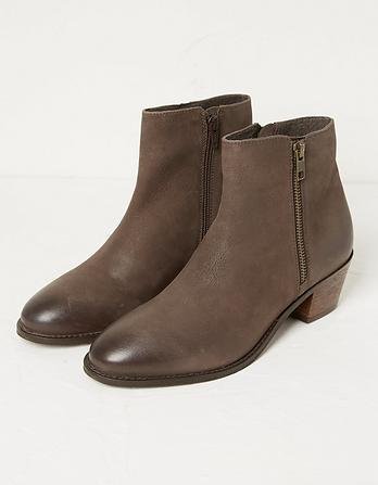 Betsy Zip Detail Ankle Boot by FATFACE