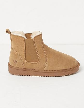 Mabel Mini Suede Chelsea Boot by FATFACE