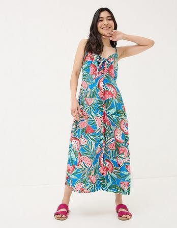 Phoebe Watermelons Midi Dress by FATFACE