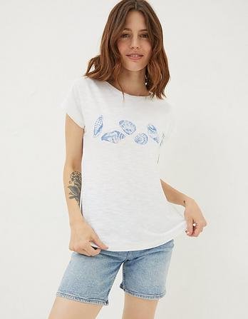 Shell Graphic T-Shirt by FATFACE