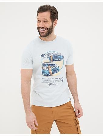 VW Catch The Waves T-Shirt by FATFACE