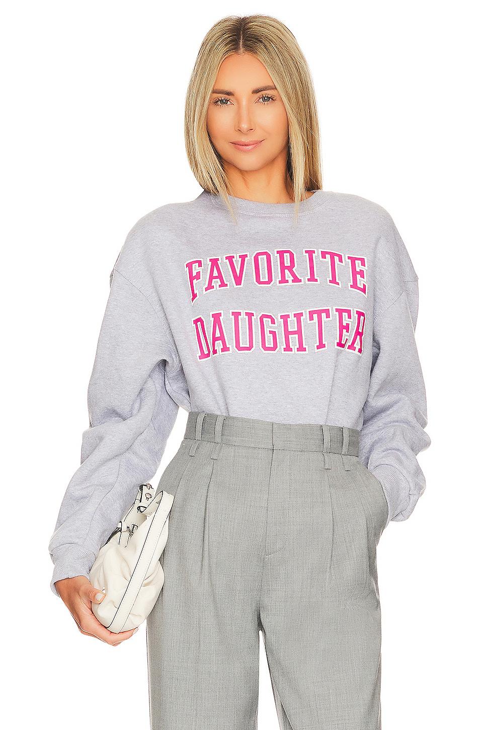 Favorite Daughter Collegiate Sweatshirt in Grey by FAVORITE DAUGHTER