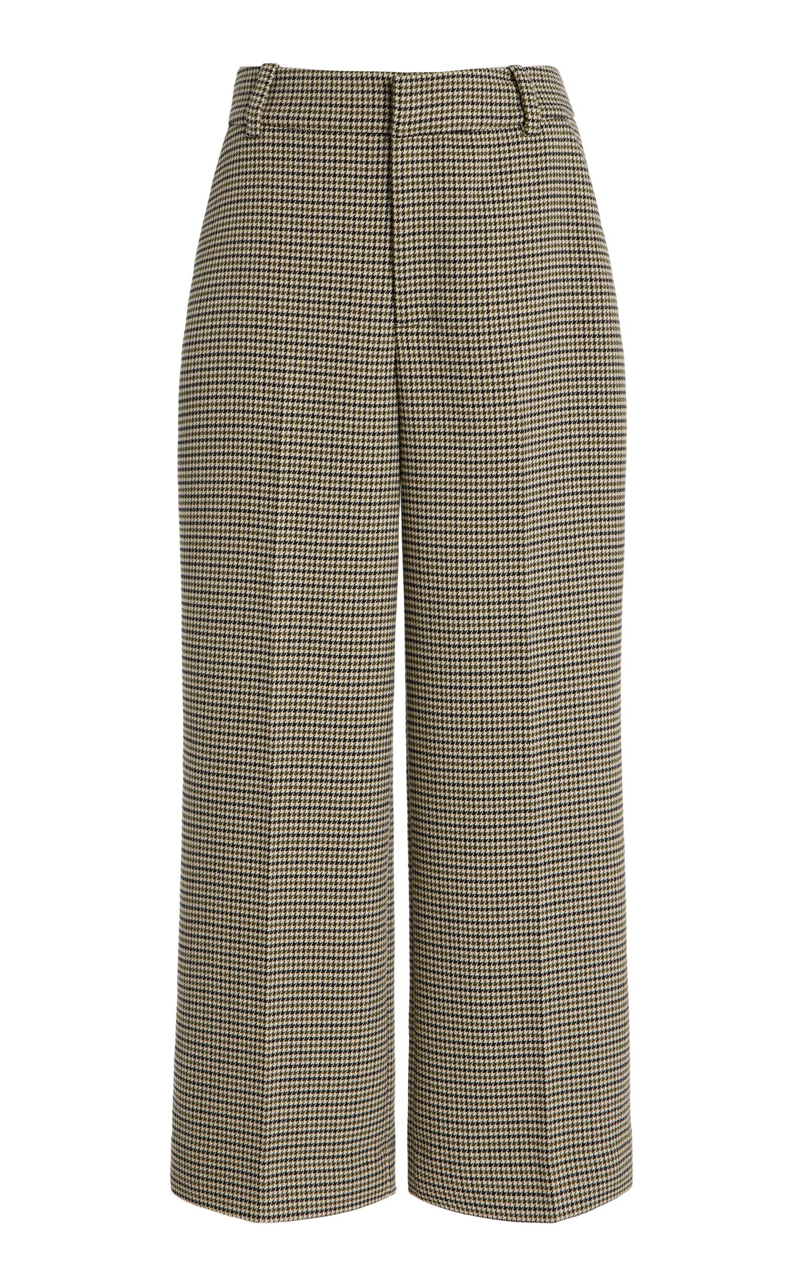 Favorite Daughter Cropped Houndstooth Fiona Trousers - Moda Operandi by FAVORITE DAUGHTER