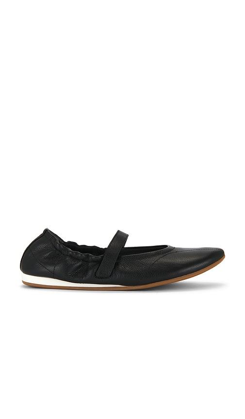 Favorite Daughter Emilia Flat in Black by FAVORITE DAUGHTER