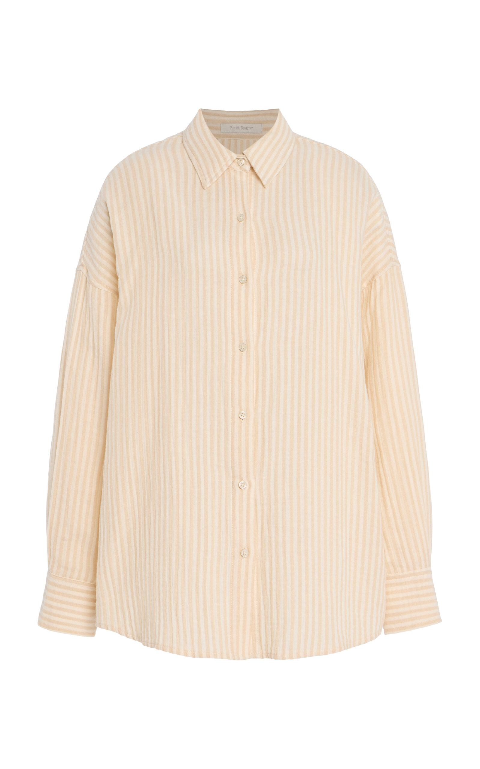 Favorite Daughter - Ex-Boyfriendtriped Cottonhirt -tripe - - Moda Operandi by FAVORITE DAUGHTER Favorite Daughter - Ex-Boyfriendtriped Cottonhirt -tripe - - Moda Operandi by FAVORITE DAUGHTER