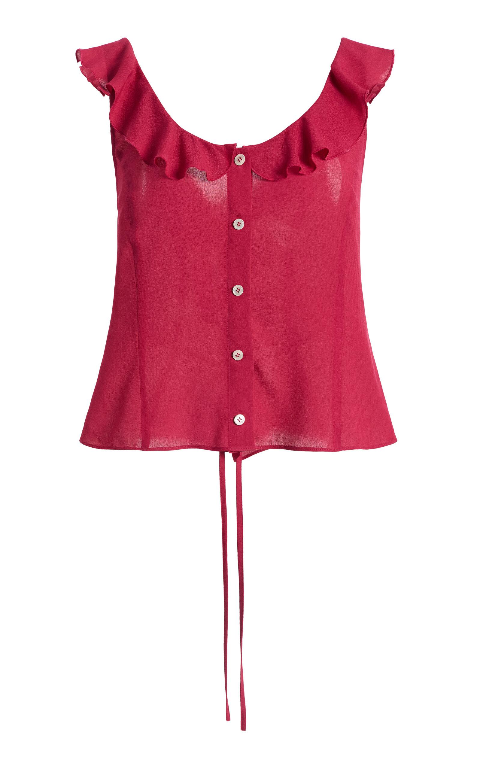 Favorite Daughter Exclusive Theove Note Ruffled Top - Moda Operandi by FAVORITE DAUGHTER
