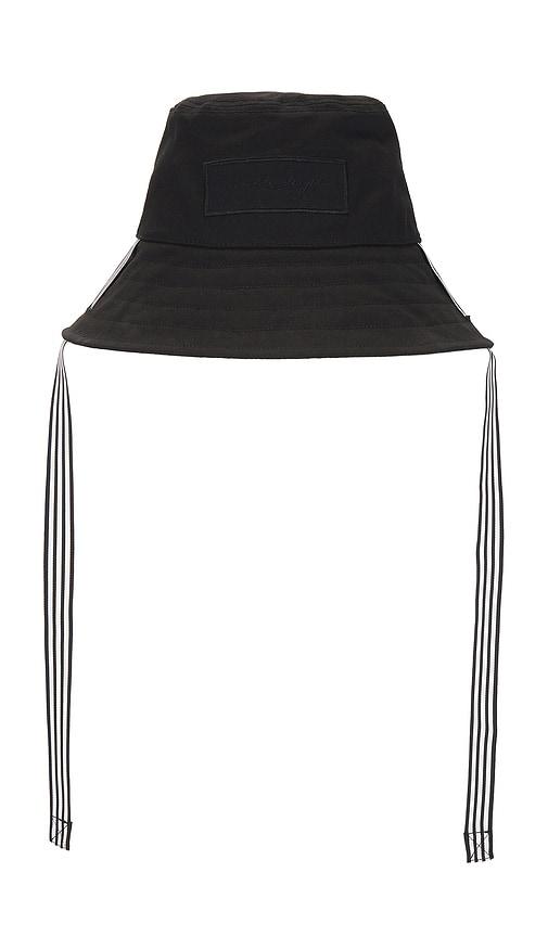 Favorite Daughter Script Bucket Hat in Black by FAVORITE DAUGHTER