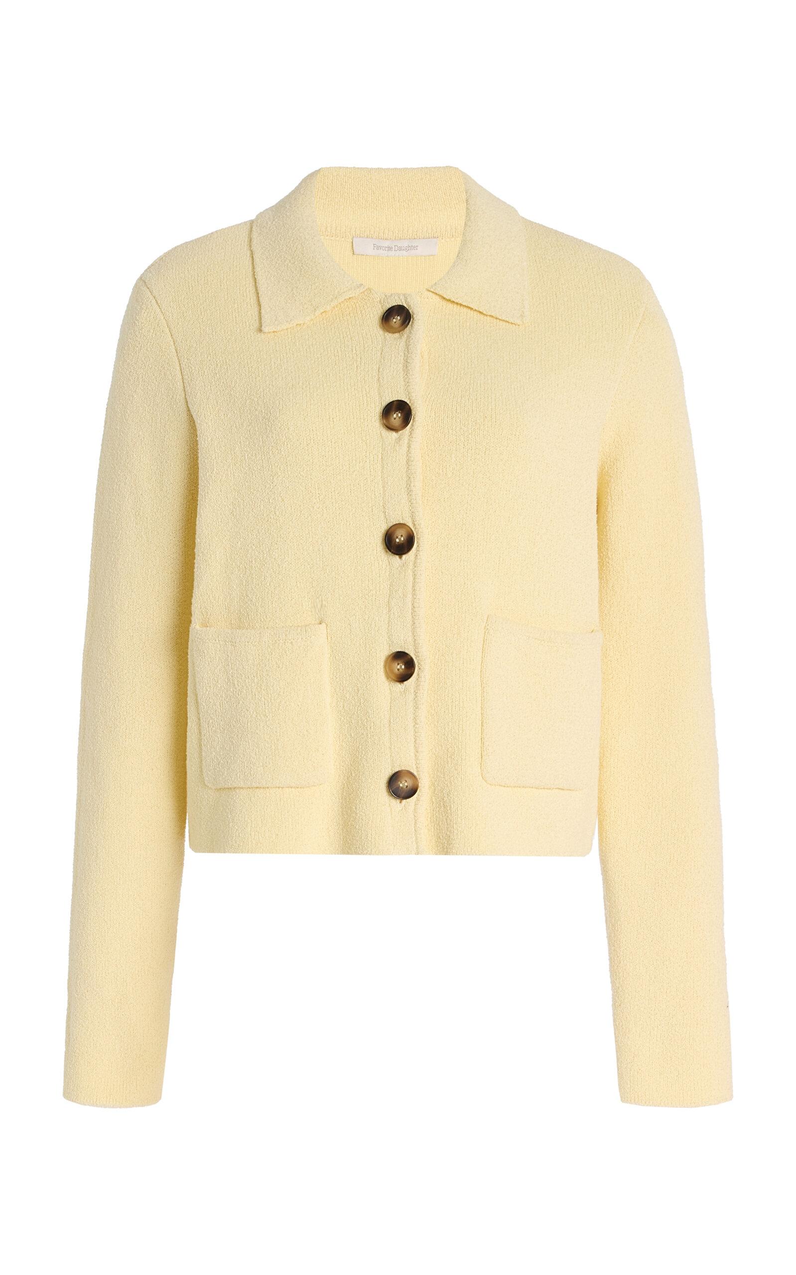 Favorite Daughter - The Annabel Cotton-Blend Jacket - Yellow - - Moda Operandi by FAVORITE DAUGHTER Favorite Daughter - The Annabel Cotton-Blend Jacket - Yellow - - Moda Operandi by FAVORITE DAUGHTER