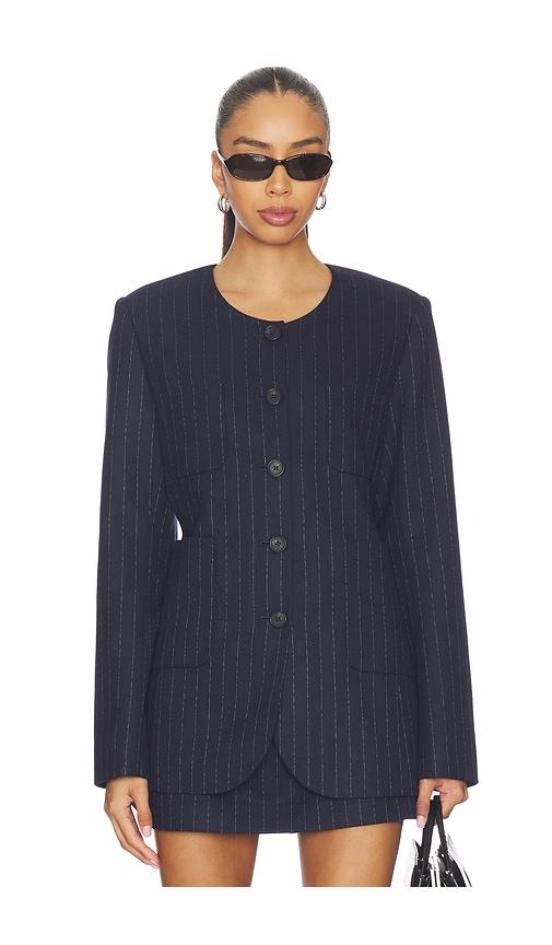 Favorite Daughter The Busy Woman Jacket in Navy by FAVORITE DAUGHTER
