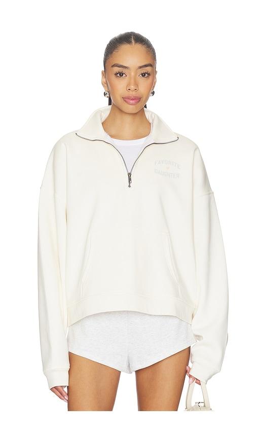 Favorite Daughter The Favorite Daughter Half Zip Sweater in Multi by FAVORITE DAUGHTER