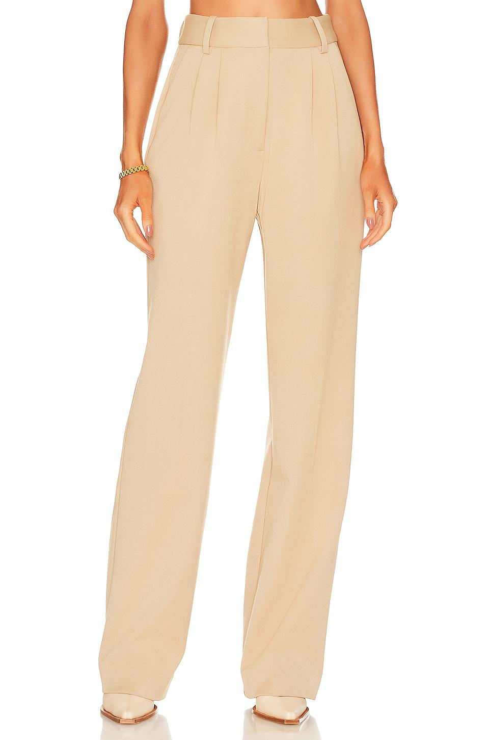 Favorite Daughter The Favorite Pant in Beige by FAVORITE DAUGHTER