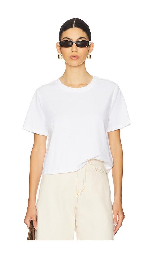Favorite Daughter The Favorite T-shirt in White by FAVORITE DAUGHTER