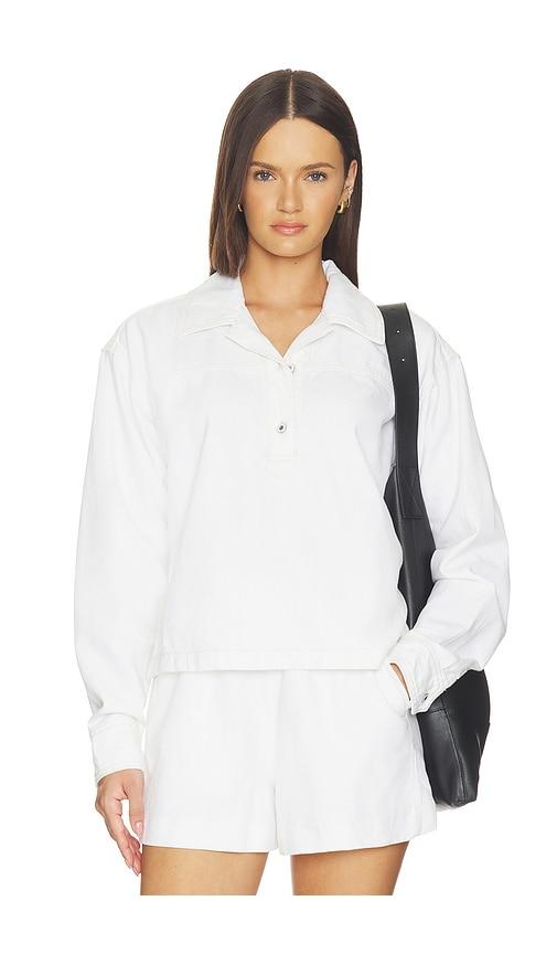 Favorite Daughter The Laguna Shirt in White by FAVORITE DAUGHTER
