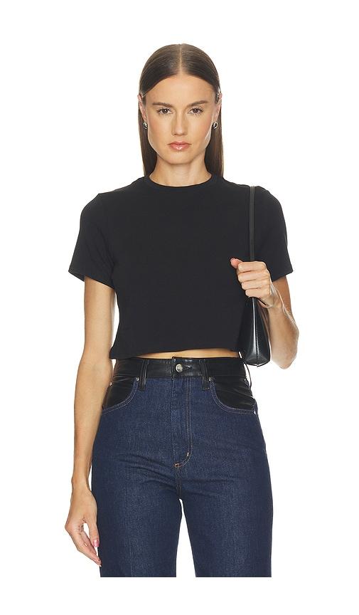Favorite Daughter The Laura Crop Top in Black by FAVORITE DAUGHTER