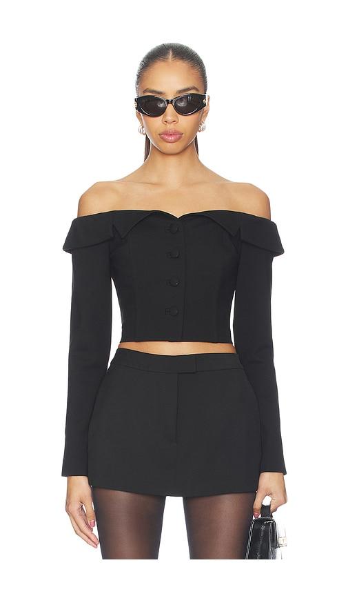 Favorite Daughter The Payback Top in Black by FAVORITE DAUGHTER