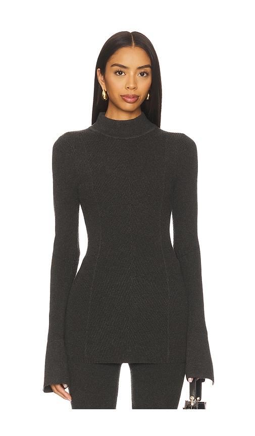 Favorite Daughter The Runway Top in Charcoal by FAVORITE DAUGHTER