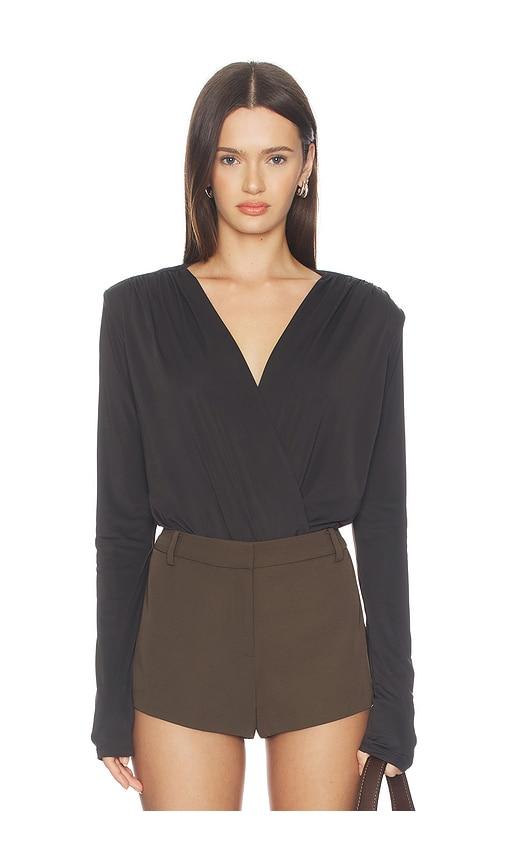 Favorite Daughter The Slinky Date Blouse in Brown by FAVORITE DAUGHTER