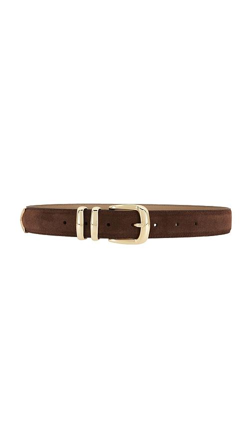 Favorite Daughter The Suede Jordan Belt in Brown by FAVORITE DAUGHTER