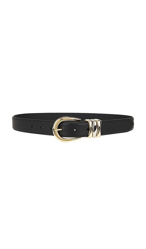 Favorite Daughter The William Split Decision Belt in Black by FAVORITE DAUGHTER