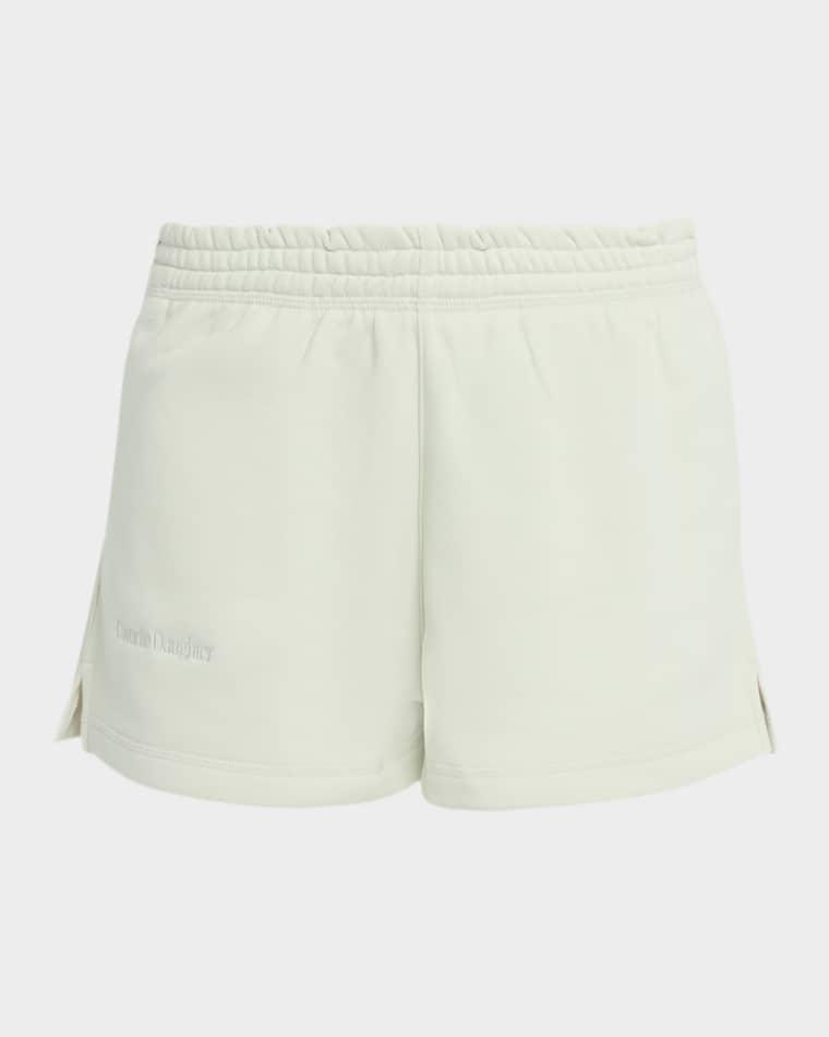 Logo Embroidered Sweat Shorts by FAVORITE DAUGHTER