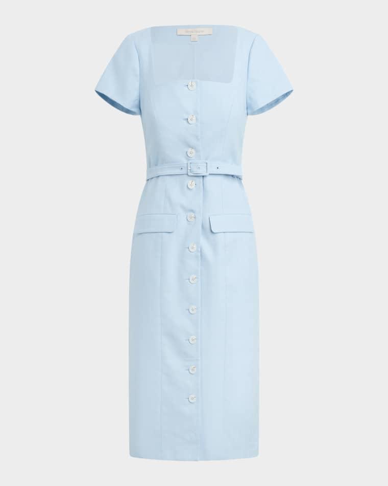 The Mademoiselle Belted Midi Dress by FAVORITE DAUGHTER