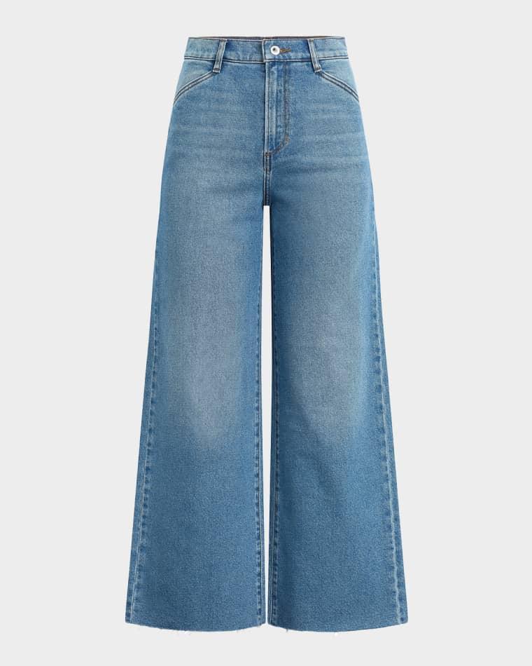The Mischa Shortie High-Rise Wide-Leg Jeans by FAVORITE DAUGHTER