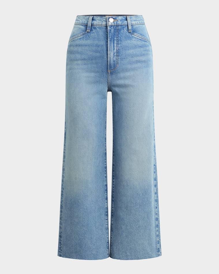 The Mischa Super High-Rise Wide Cropped Jeans by FAVORITE DAUGHTER